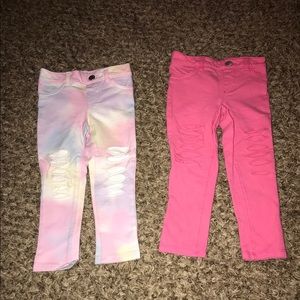 Girls distressed jeans